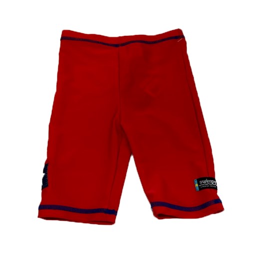 Läs mer om Swimpy UV-shorts Sealife röd, stl 86/92 2:a sortering