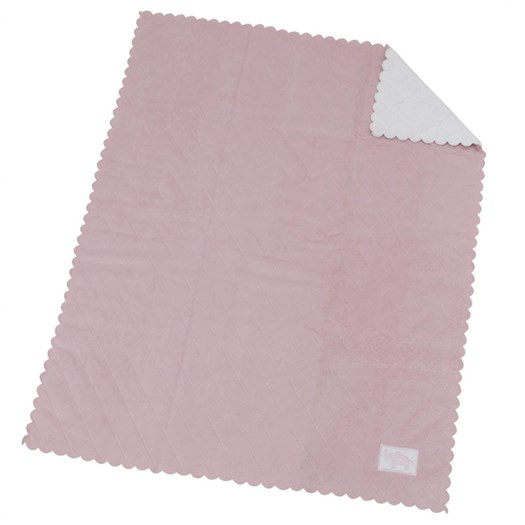 Rätt Start quiltad filt Elefant 75×100 cm dusty pink