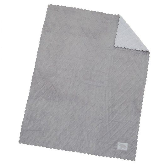 Läs mer om Rätt Start quiltad filt Elefant 75x100 cm, grå
