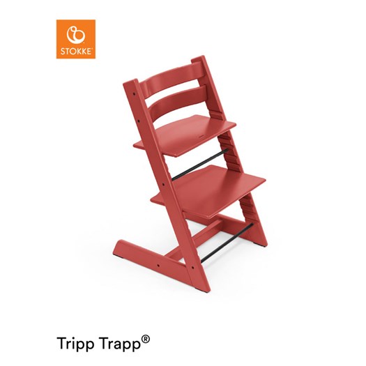 Läs mer om Stokke Tripp Trapp matstol, warm red, Warm red