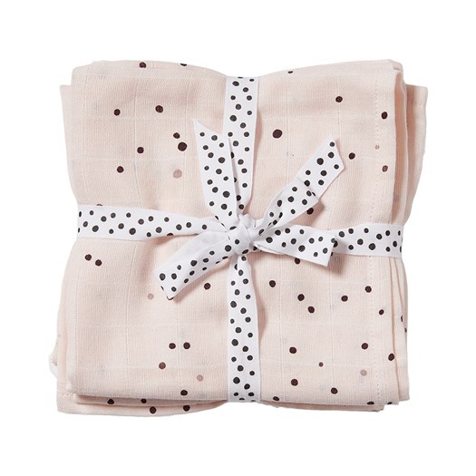 Done by Deer burp cloth 2-pack dreamy dots powder