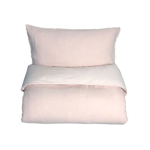 Produktfoto för Mini Dreams påslakanset spjälsäng, little wave light pink