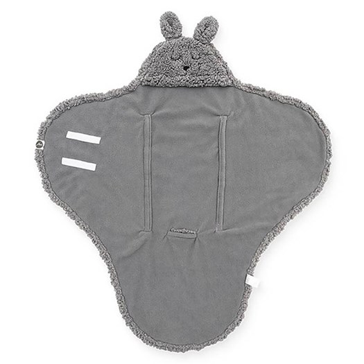 Jollein omlottåkpåse teddy babyskydd grå