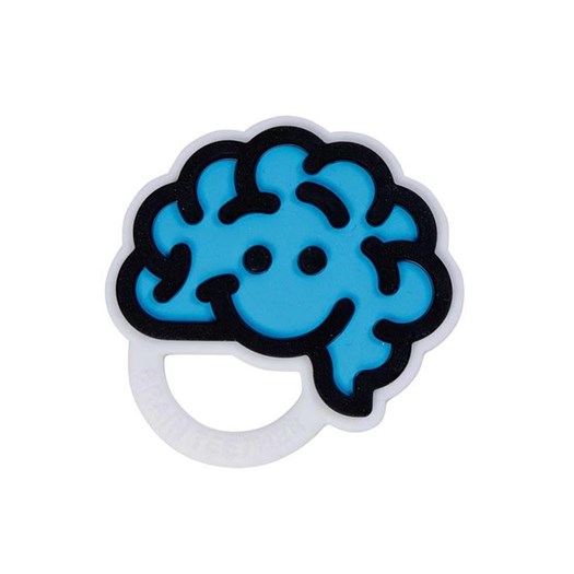 Läs mer om Fat Brain Toys bitleksak Brain, blå