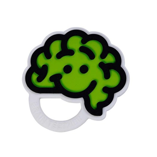Läs mer om Fat Brain Toys bitleksak Brain, grön