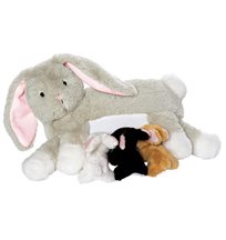 Manhattan Toy kaninen Nola med ungar