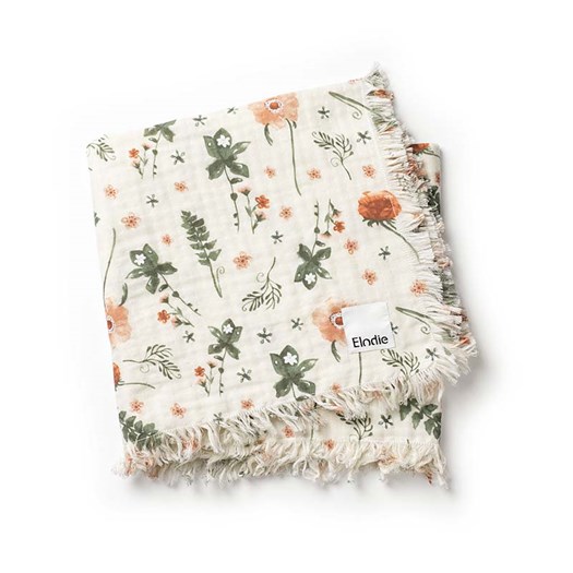 Läs mer om Elodie Details mjuk bomullsfilt, meadow blossom