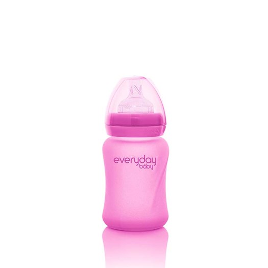 Everyday Baby nappflaska med värmeind Healthy+ 150 ml rosa