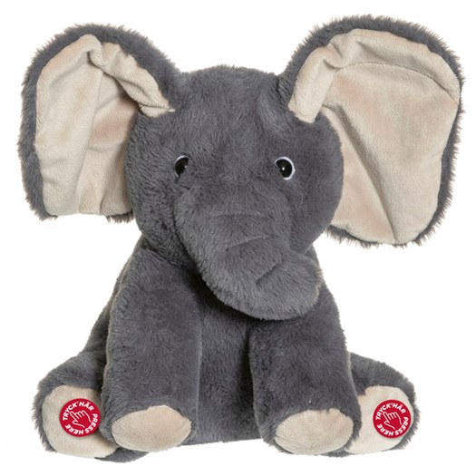 Läs mer om Teddykompaniet Titt-ut Elefant, 25 cm