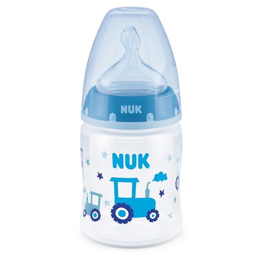 Läs mer om NUK nappflaska First Choice+ Bottle 150 ml, blå
