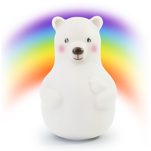 Läs mer om Pabobo nattlampa med färgsensor, björn