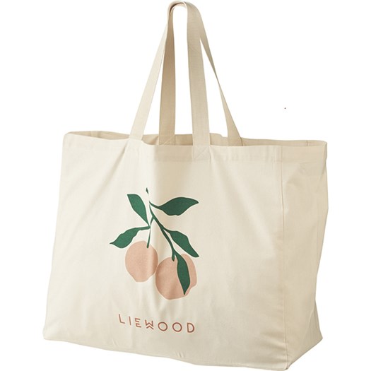Läs mer om Liewood tygkasse XL, peach/sea shell