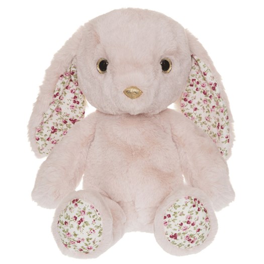 Läs mer om Teddykompaniet kanin Fora 35 cm, rosablommig
