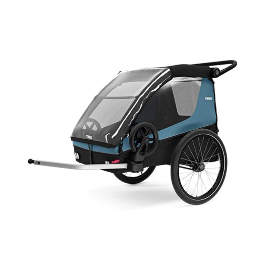 Läs mer om Thule Courier 2 cykelvagn, aegean blue
