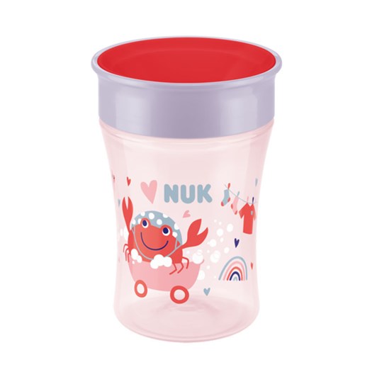 Läs mer om NUK Evolution Magic Cup 230 ml, röd