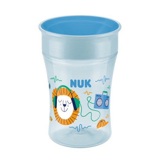 Läs mer om NUK Evolution Magic Cup 230 ml, blå