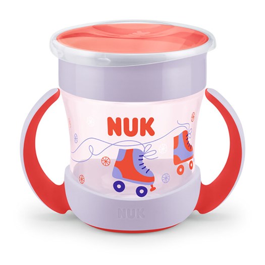 Läs mer om NUK Evolution Mini Magic Cup 160 ml, röd