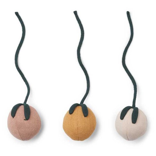 Produktfoto för Liewood leksaker till babygym Grace 3-pack, peach/apple blossom multi mix