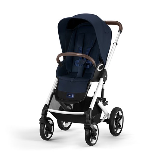 Cybex Talos S Lux sittvagn 2023 ocean blue/silvrigt chassi