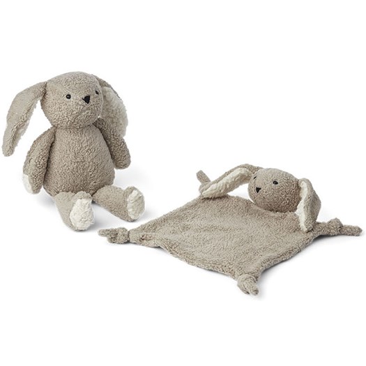 Läs mer om Liewood baby gift set Ted, rabbit/pale grey