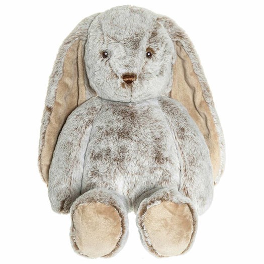 Läs mer om Teddykompaniet kanin Svea, ljusbrun melerad 45 cm