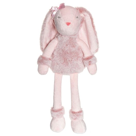 Läs mer om Teddykompaniet Fluffisar kanin Rose 60 cm, rosa