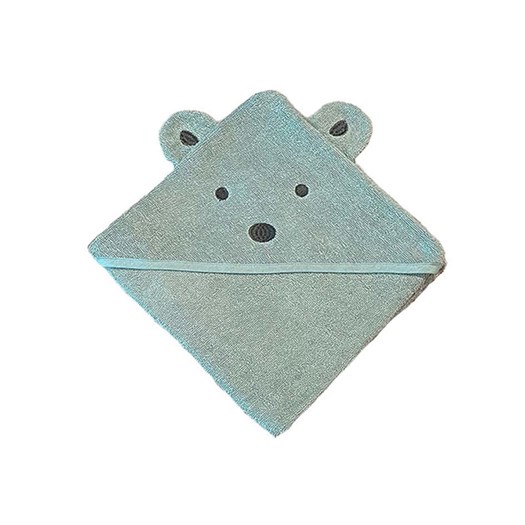 Produktfoto för Mini Dreams badcape Teddy Bear, grön