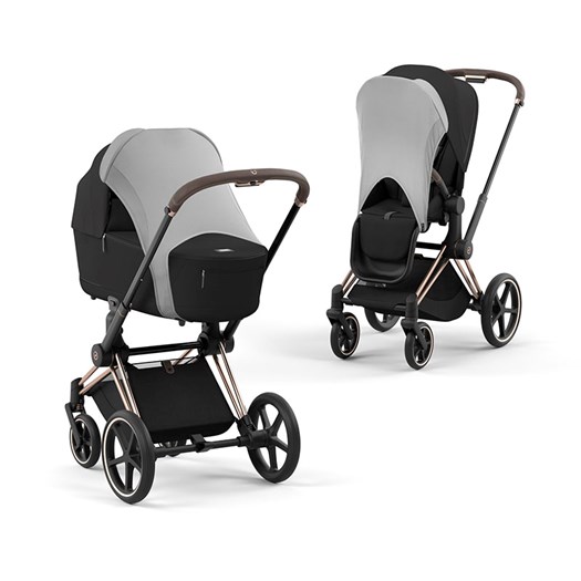 Cybex Platinum solskydd för barnvagn light grey