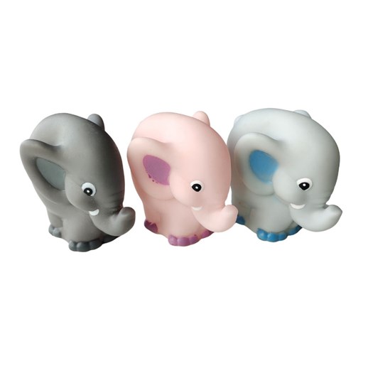 Rätt Start badleksaker elefanter pastell 3-pack