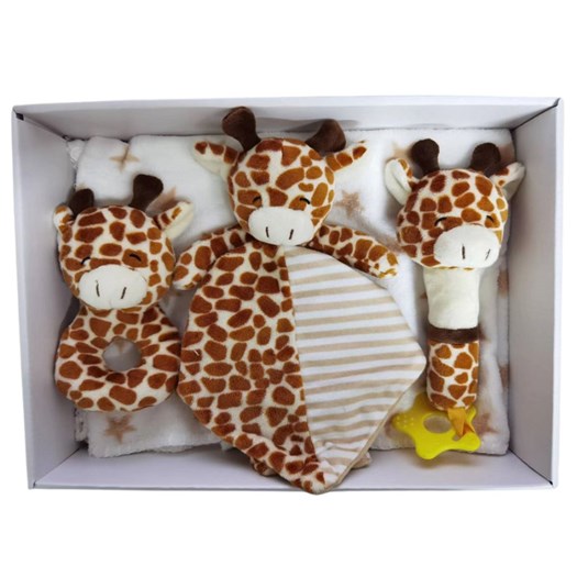 Carlobaby presentkit filt & leksaker giraff