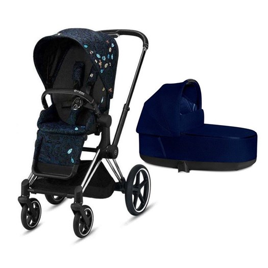 Cybex ePriam duovagn 2021 midnight blue/jewels of nature