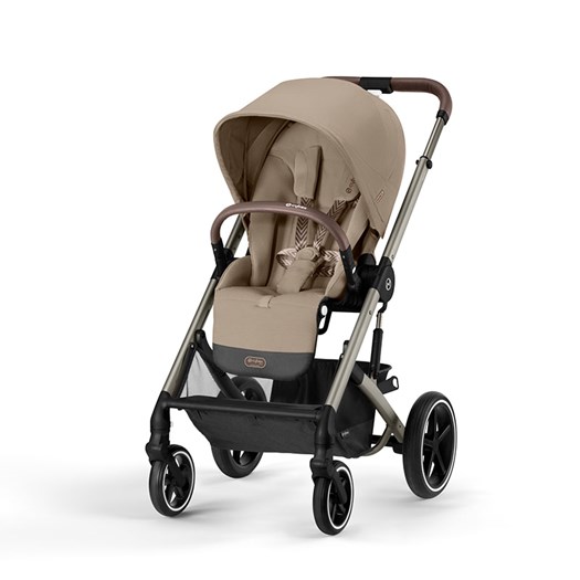 Cybex Balios S Lux sittvagn 2023 almond beige/taupe chassi