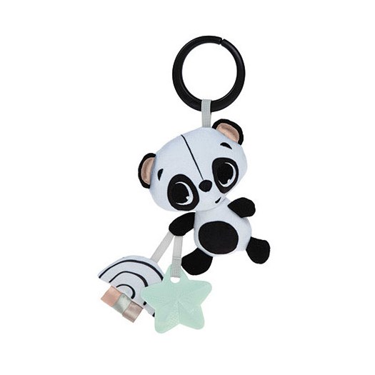 Läs mer om Tiny Love skallra barnvagnshänge Black & White Décor, panda