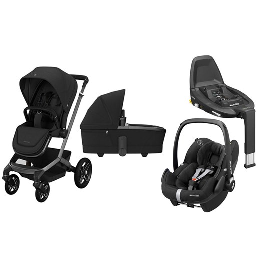 Maxi-Cosi Fame Duovagn + Maxi-Cosi Pebble Pro + Isofixbas