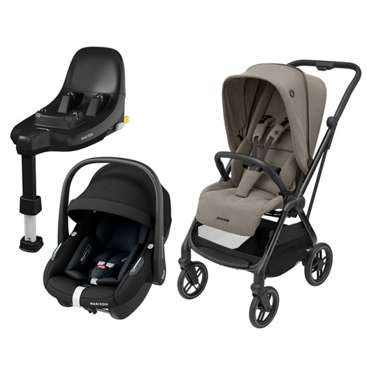 Maxi-Cosi Leona 2 sittvagn + Pebble S babyskydd + isofixbas