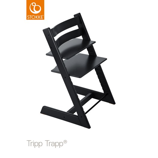 Läs mer om Stokke Tripp Trapp matstol, svart, Svart