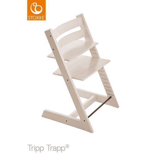 Läs mer om Stokke Tripp Trapp matstol, whitewash, Whitewash