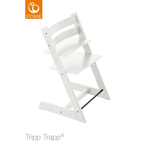 Läs mer om Stokke Tripp Trapp matstol, vit, Vit