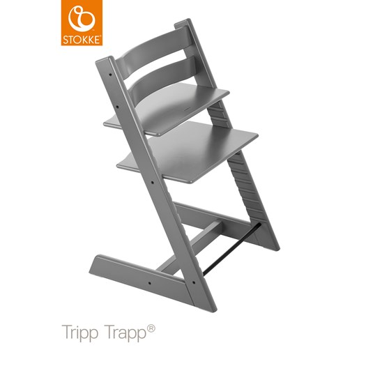 Läs mer om Stokke Tripp Trapp matstol, storm grey, Storm grey