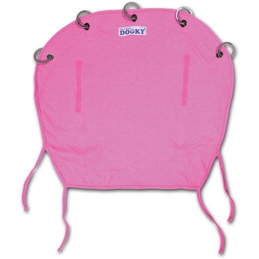 Dooky barnvagnsgardin rosa