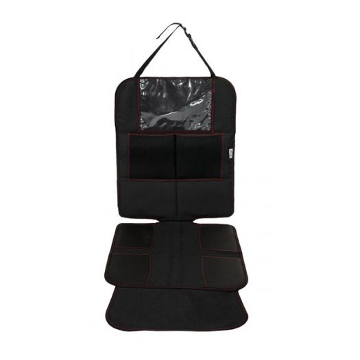 Axkid spark-/sätesskydd deluxe med iPad-ficka, svart